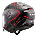 Kaciga LS2 Jet OF603 INFINITY II CARBON URUS crno crvena