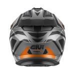 Kaciga GIVI Enduro 80.1 APEX mat titanium crno narandžasta
