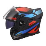 Kaciga LS2 Flip Up FF901 ADVANT X NOVA crno crveno plava