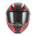 Kaciga NOX EXKLUZIV GOLIATH CUT Full Face mat crno crvena
