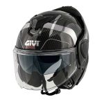 Kaciga GIVI Flip Up X36 CARBON sivo crna