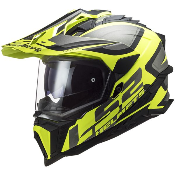 Kaciga LS2 Enduro MX701 EXPLORER ALTER mat crno žuta