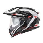 Kaciga Kappa Enduro KV33 WIZARD belo crno crvena