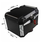 Centralni kofer GP KOMPOZIT aluminijumski 57L crni