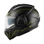Kaciga GIVI Flip Up X36 PULSE crno titanium žuta