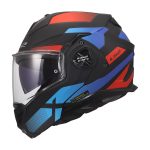Kaciga LS2 Flip Up FF901 ADVANT X NOVA crno crveno plava