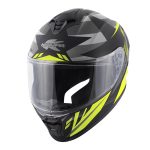 Kaciga Kappa zatvorena KV51 ZENITH titanium mat crno žuta