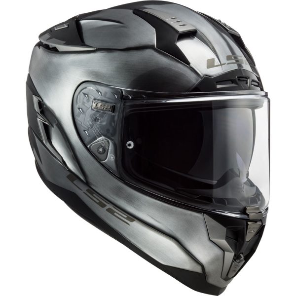 Kaciga LS2 Full Face FF327 CHALLENGER JEANS titanium sa naočarima