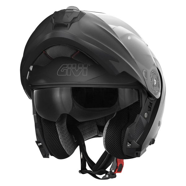 Kaciga GIVI Flip Up X27 mat crna sa naočarima