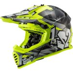Kaciga LS2 Cross MX437 FAST II MINI CRUSHER dečija crno žuta