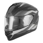 Kaciga NOX Full Face sa naočarima N304 S REVO MATT BLACK SILVER