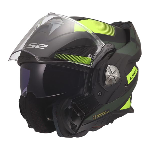 Kaciga LS2 Flip Up FF901 ADVANT X NOVA crno žuta