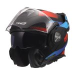 Kaciga LS2 Flip Up FF901 ADVANT X NOVA crno crveno plava