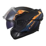 Kaciga LS2 Flip Up FF910 ADVANT II GLIDE crno narandžasta