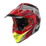 Kaciga GIVI Cross 60.1 FRESH titanium crveno crna