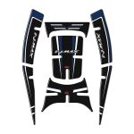 Nalepnica rezervoara TANK PAD Yamaha N MAX 125/ 155 (21-24) plavo carbon GP KOMPOZIT