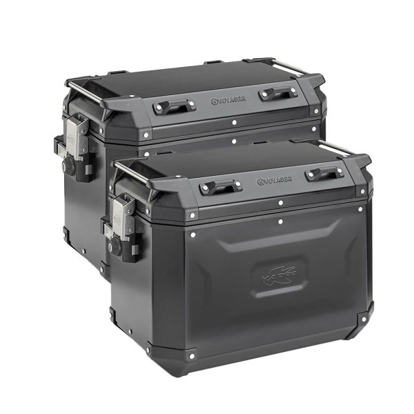 Bočni koferi Kappa K’VOYAGER KVG48BPACK2 Alu crni Monokey 48L