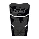 Nalepnice rezervoara TANK PAD set BMW R 1200 GS / R 1250 GS ADV  (13-23) crno siva GP KOMPOZIT
