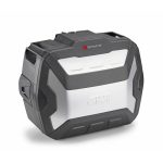 Centralni kofer GIVI XSPACE proširivi sa sivim poklopcem Monokey 27-36 L