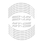 Traka za felne ukrasna Yamaha MT-09 (13-23) siva GP KOMPOZIT
