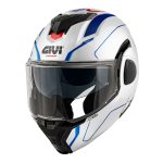 Kaciga GIVI Flip Up X36 PULSE belo plavo crvena