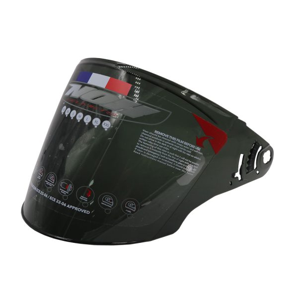 Vizir kacige NOX N260 zatamnjeni