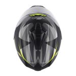 Kaciga Kappa zatvorena KV51 ZENITH titanium mat crno žuta