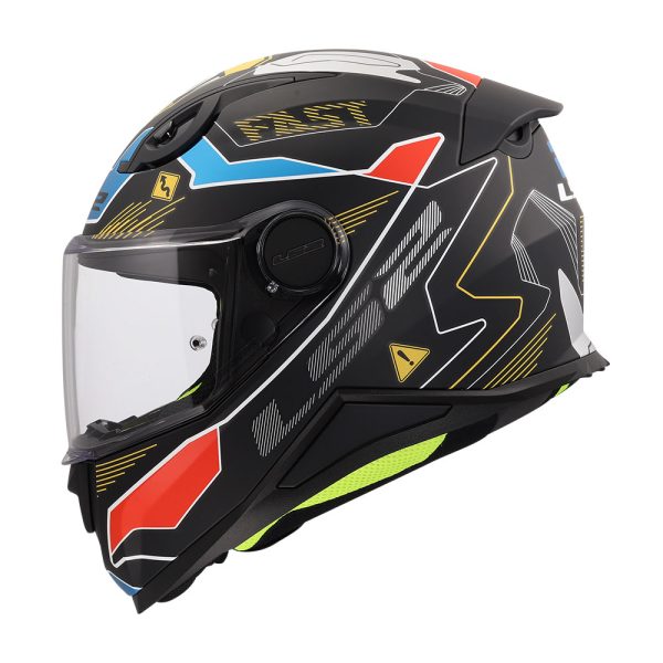 Kaciga LS2 Full Face FF812 KID ZERO sivo crvena dečija