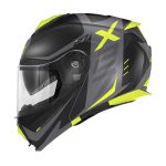 Kaciga GIVI Flip Up X27 DIMENSION mat crno titanium žuta