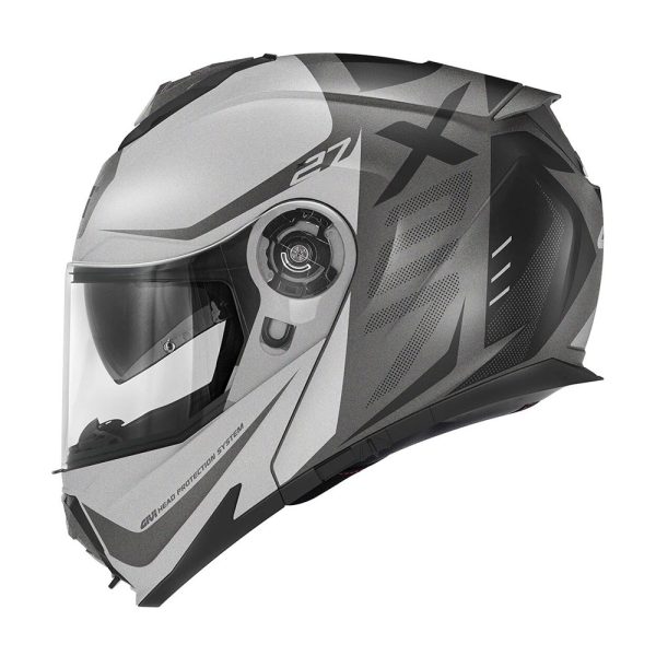 Kaciga GIVI Flip Up X27 DIMENSION crno titanium srebrna