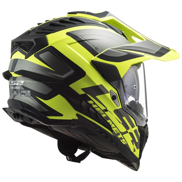 Kaciga LS2 Enduro MX701 EXPLORER ALTER mat crno žuta