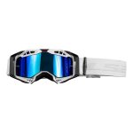 Moto Cross naočare LS2 AURA PRO crno bele sa iridium vizirom