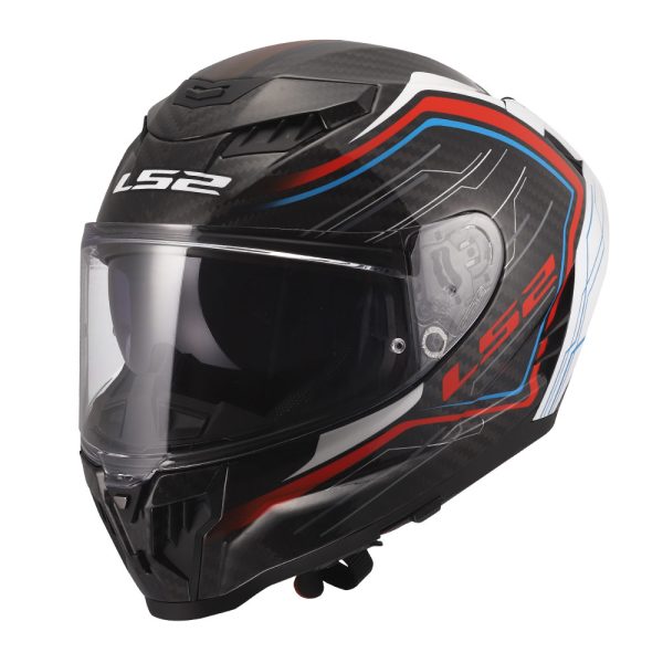 Kaciga LS2 Full Face FF807 DRAGON SUBIC belo plavo crvena