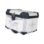 Centralni kofer GP KOMPOZIT aluminijumski 57L sivi ADVENTURE DSN02