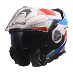 Kaciga LS2 Flip Up FF901 ADVANT X NOVA belo plavo crvena