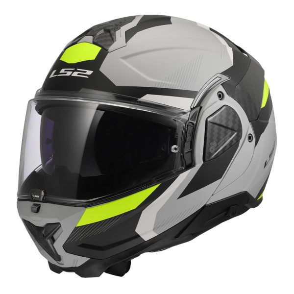 Kaciga LS2 Flip Up FF910 ADVANT II TRIPLE LIGHT siva