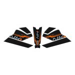 Nalepnice rezervoara TANK PAD CF MOTO 250NK/ 300NK (23-24) narandžaste GP KOMPOZIT