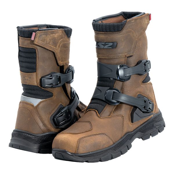 Čizme LS2 ADVENTURE WP muške braon