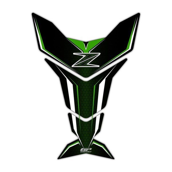 Nalepnica rezervoara TANK PAD Kawasaki Z serija (07-23) zelena GP KOMPOZIT
