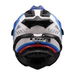 Kaciga LS2 Enduro MX701 EXPLORER HEXA belo plavo crvena