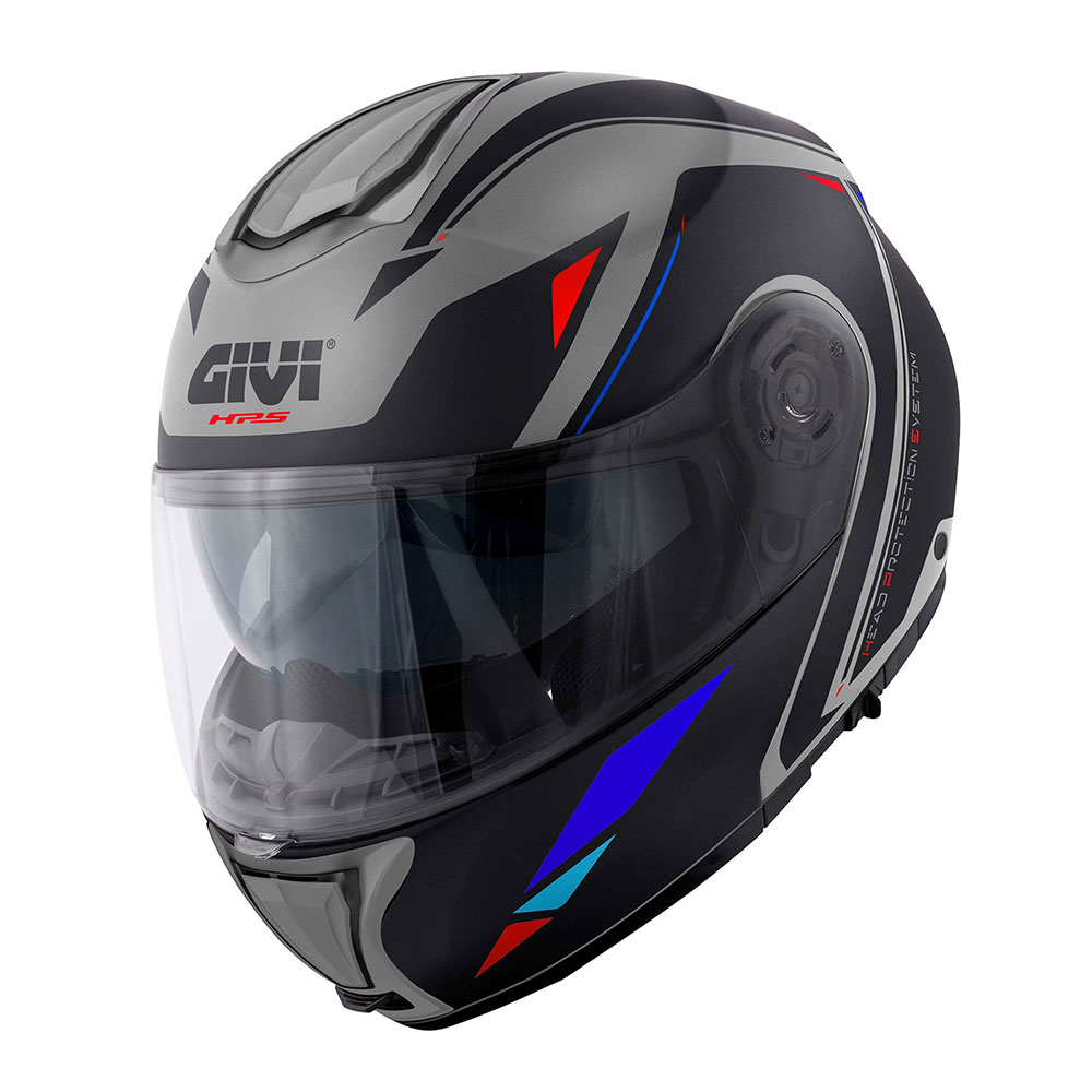 f8eff473-82ad-4760-a917-92c9524da2ed Kaciga GIVI Flip Up X26 SQUARE mat sivo crno plavo crvena