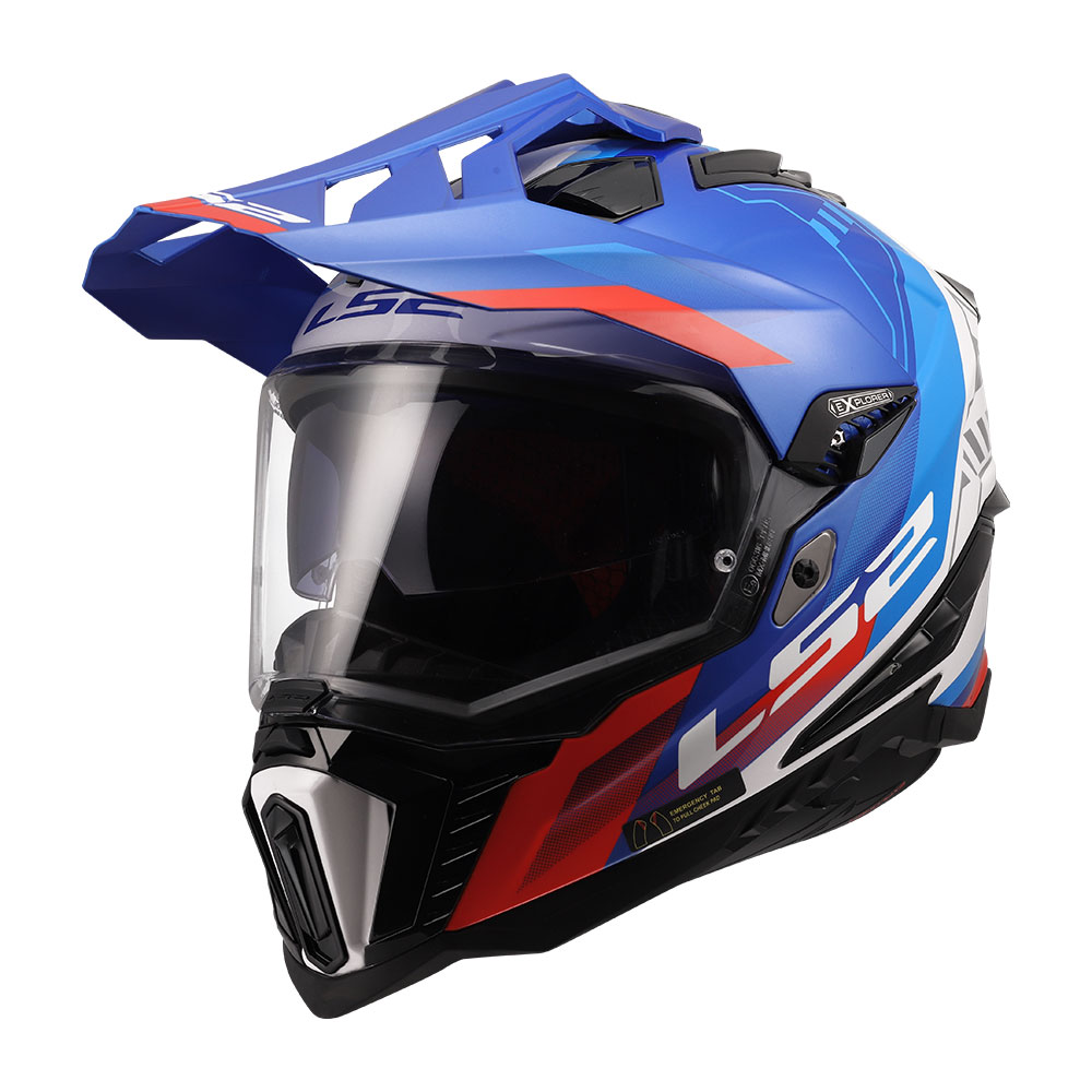 5a1b655e-ff87-4a7f-9670-4c4d7bb4dbf2 Kaciga LS2 Enduro MX701 EXPLORER HEXA belo plavo crvena