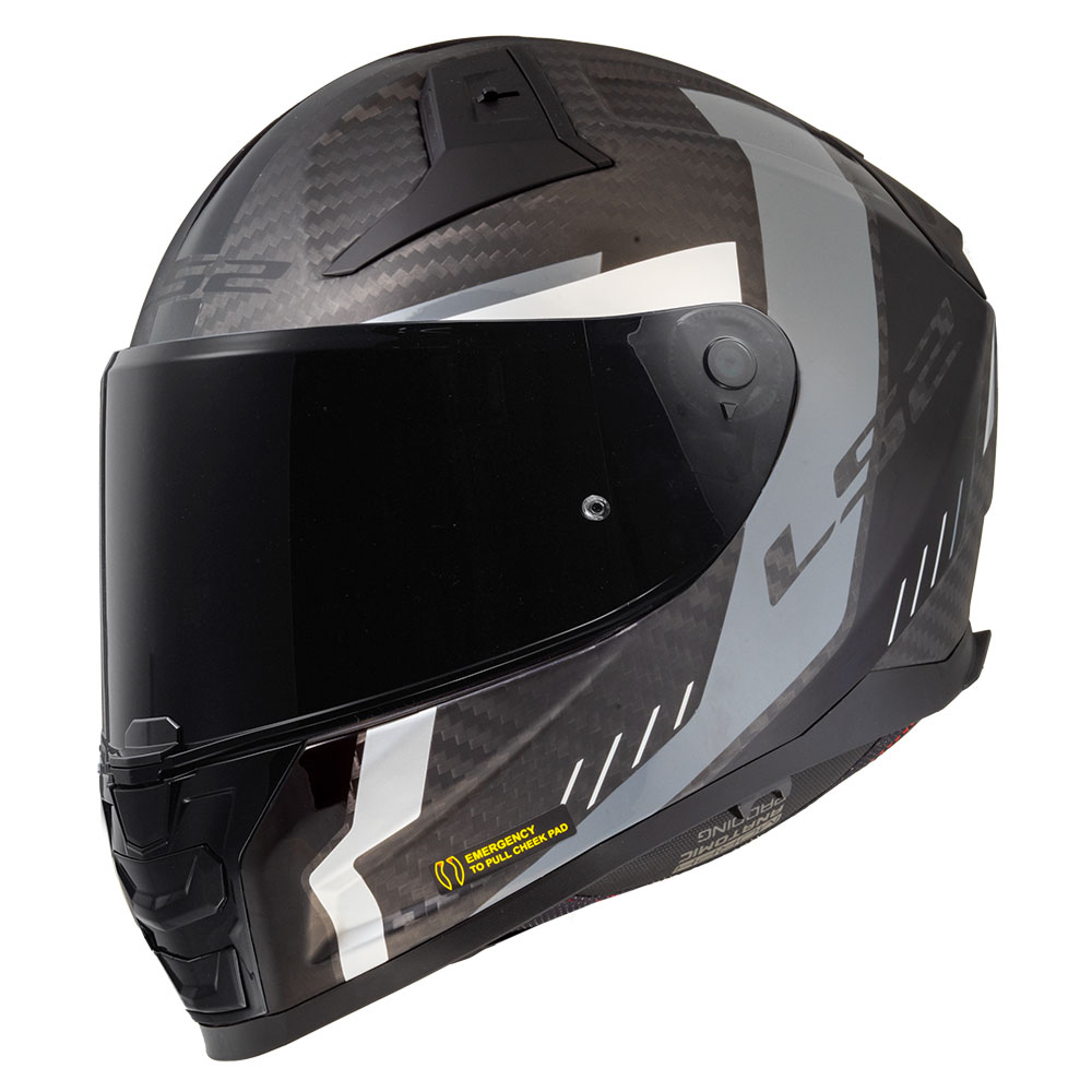 f3a66cb2-a5b2-4398-8f6a-177561fd5c07 Kaciga LS2 Full Face FF811 VECTOR II CARBON GRID mat crno siva sa naočarima