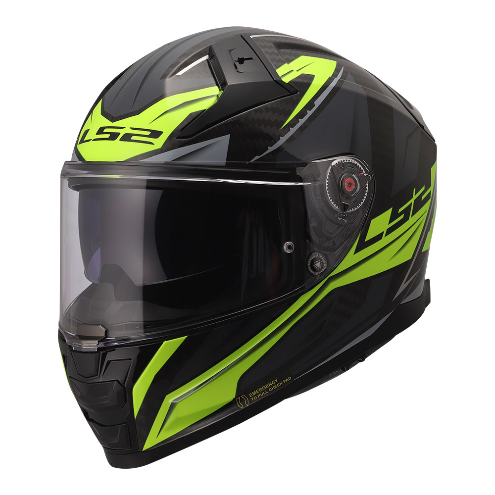 3527e67f-69d4-4e2b-8748-32213354686a Kaciga LS2 Full Face FF811 VECTOR II CARBON SAVAGE H-V žuta