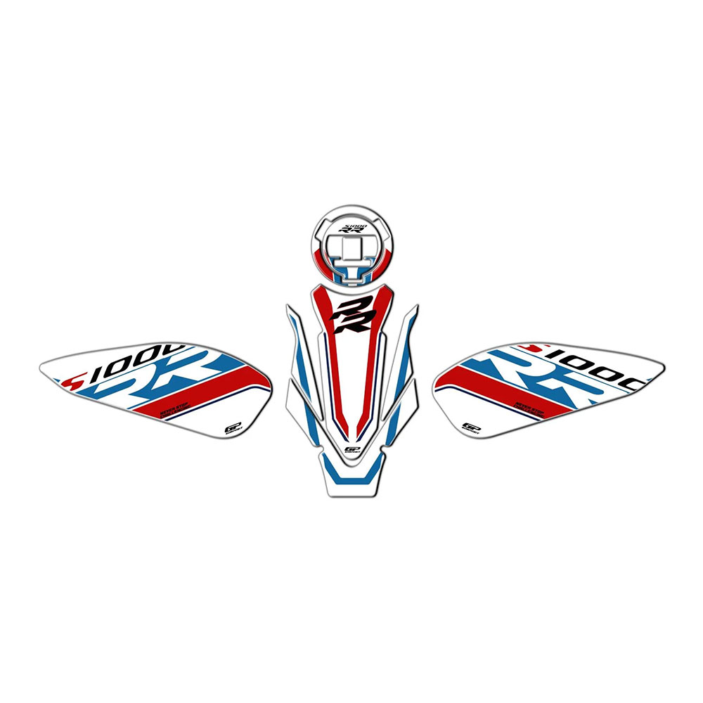 8ee1e593-8041-44ac-8c5b-90eb1bd73257 Nalepnice rezervoara TANK PAD set BMW S 1000 RR (19-24) plavo belo crvena GP KOMPOZIT