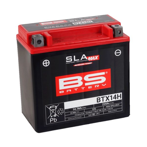 Akumulator BS 12V 14Ah gel BTX14H-FA SLA Max levi plus (150 x 87 x 145) 220A