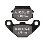 Disk pločice EBC FA067TT ( CARBON )