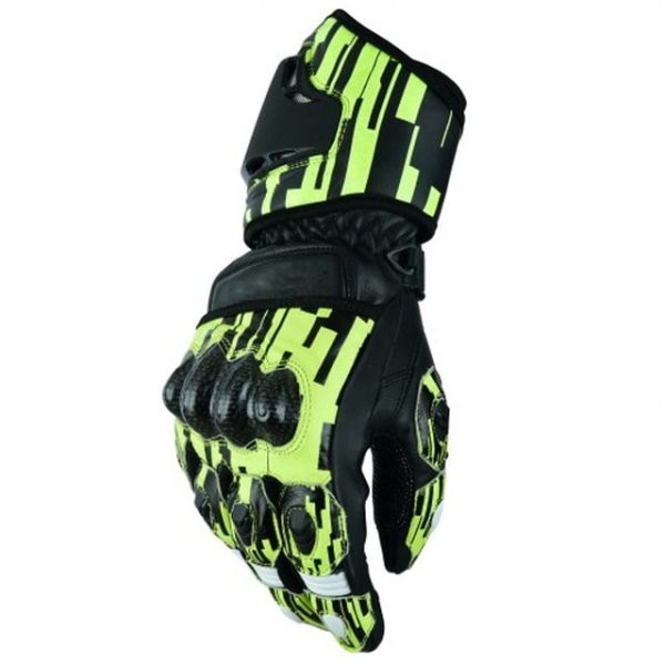 BOS MOTO KOZNE RUKAVICE 6033 FLUO