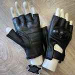 BOS KOZNE MOTO RUKAVICE BEZ PRSTIJU SA PROTEKTORIMA