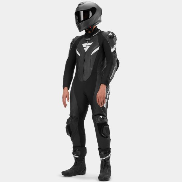 SHIMA HYPER RS KOZNI KOMBINEZON CRNO BELI